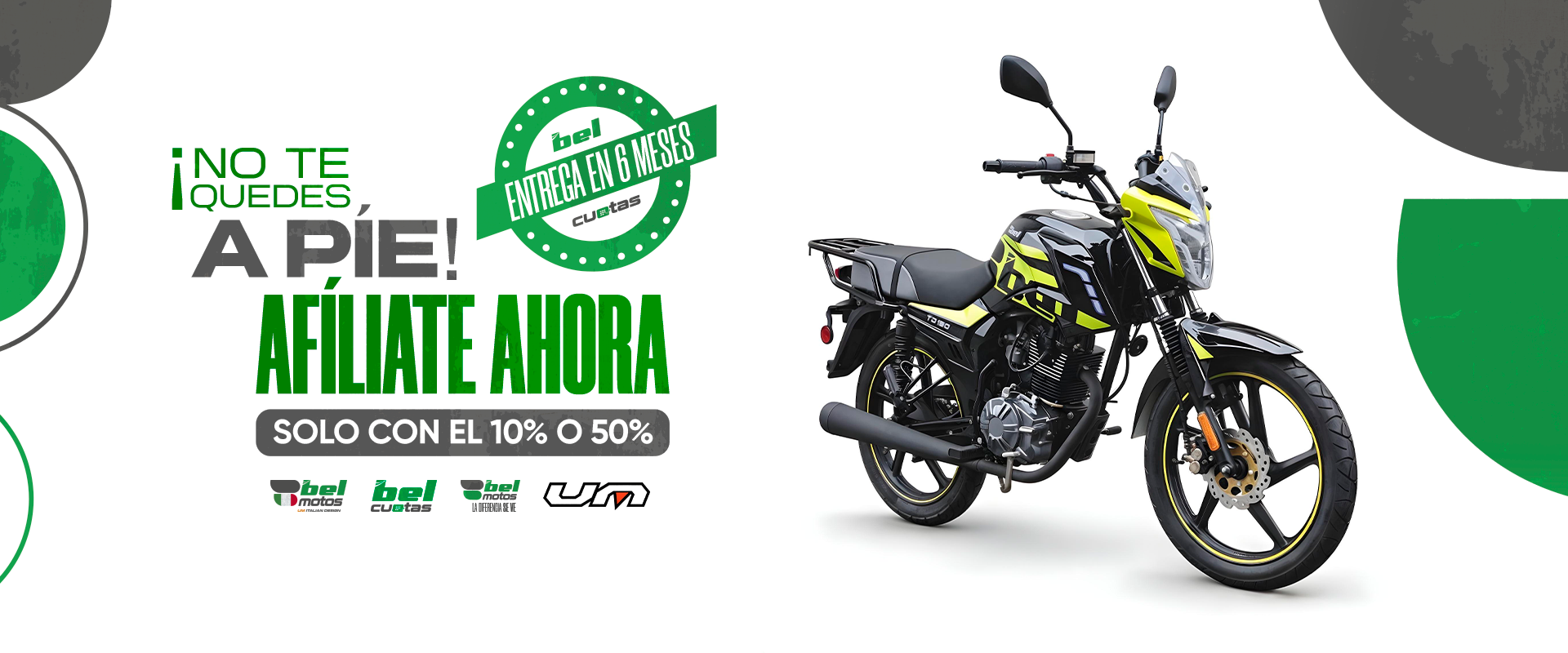 No te quedes a pie: afíliate solo con el 10% o 50%